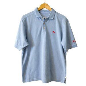 Tommy Bahama Island Zone Polo Shirt Sky Blue Men’s Large